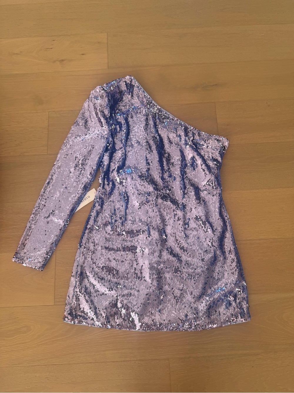 Bardot Lilac One-Shoulder Sequin Dress for Kids